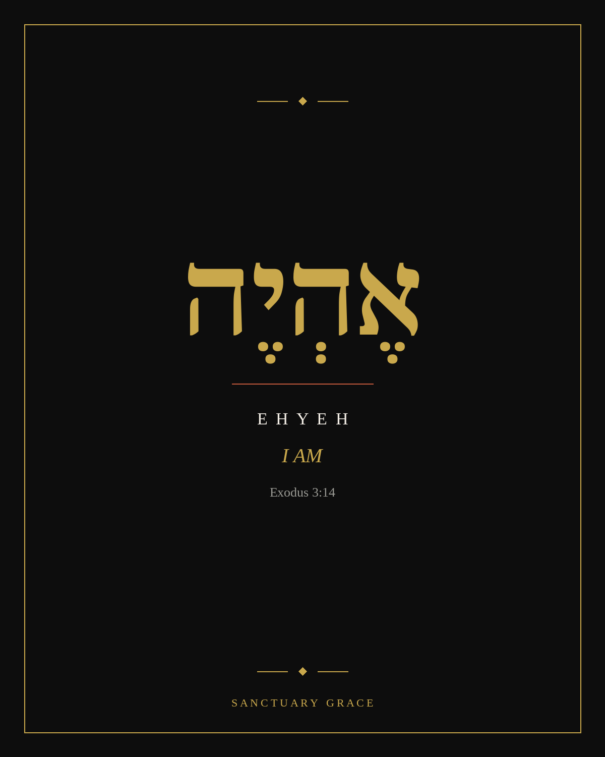 Ehyeh, I AM, Exodus 3:14